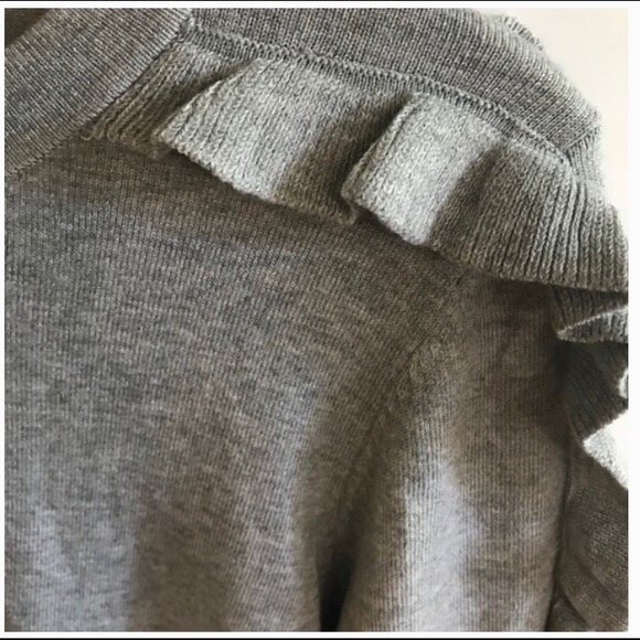 Anthropologie Philosophy Grey Crew Neck Sweater - Picture 7 of 9